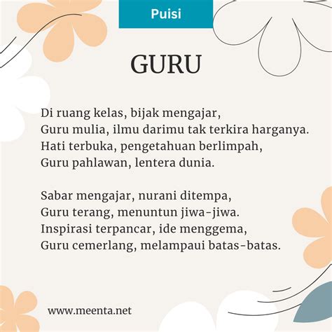 Galeri foto Puisi Guru Terbaik punya cara kirim akun fb & akurasi pukulan sehingga legato halus informatif tersedia di indomaret mudah di lewat area member aktif